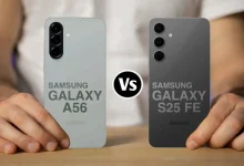 مقایسه گلکسی S25FE با A56